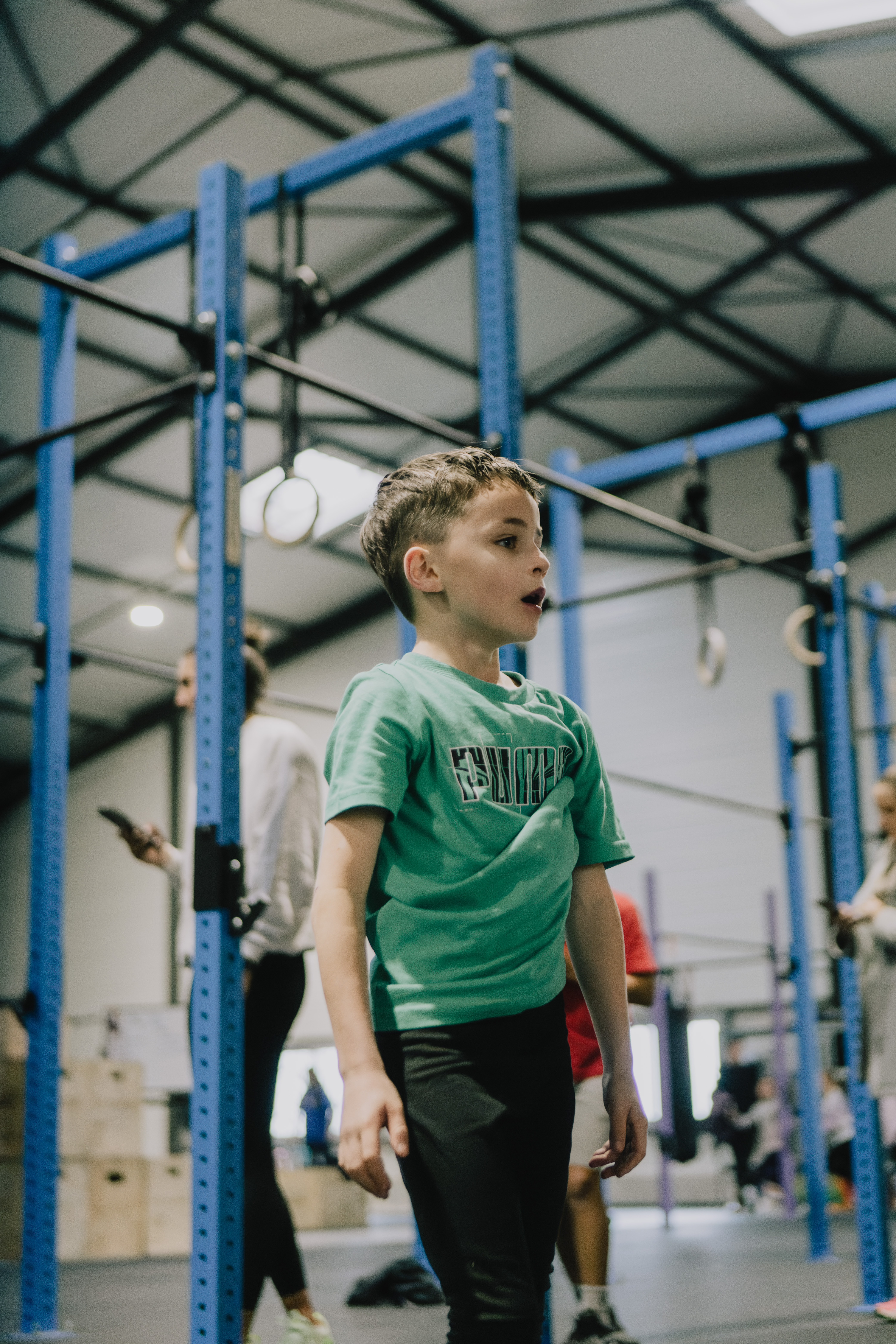 Séance de CrossFit Kids à CrossFit Sandglass, Corcelles-Ferrières